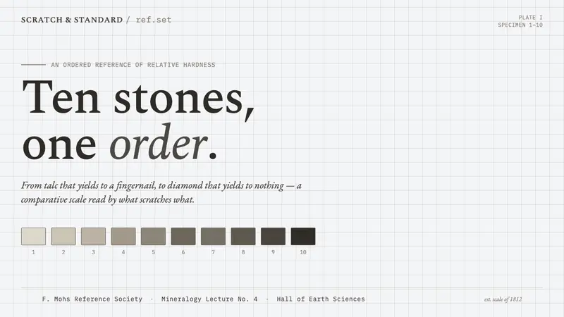 Mohs Hardness Scale — Slides · cover