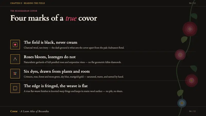 Moldovan Covor Kilim — Slides · content