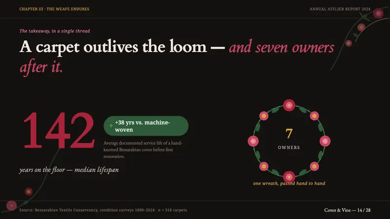 Moldovan Covor Kilim — Slides · data