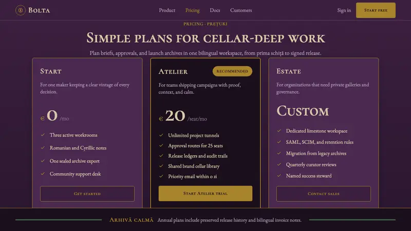 Moldovan Vineyard Modernist — Web · pricing