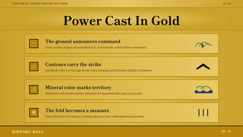 Momoyama Gold Screen — Slides · content