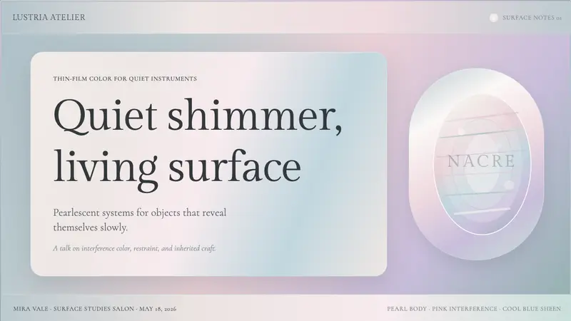 Mother-of-Pearl Nacre — Slides · cover