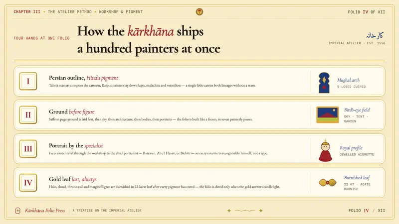 Mughal Miniature (Akbar era) — Slides · content