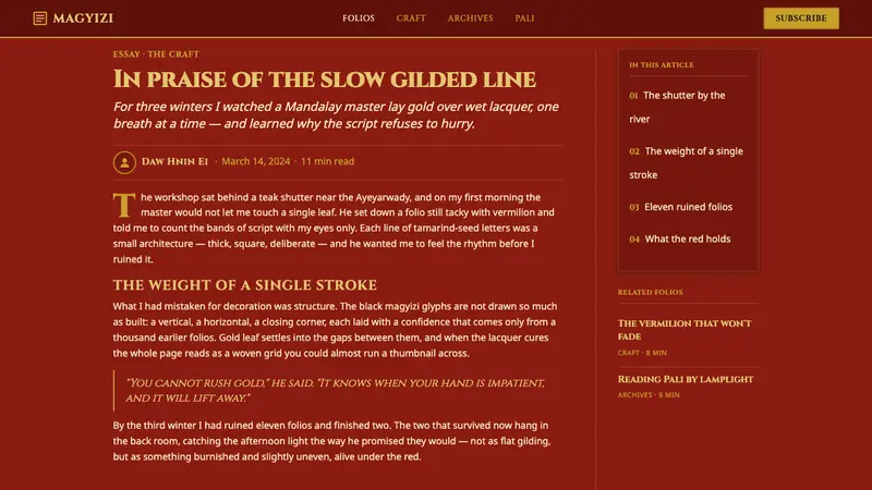 Kammavaca Manuscript — Web · article