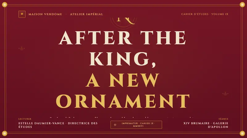Napoleonic Empire Style — Slides · cover