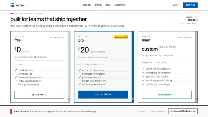 Nelly Rudin Concrete — Web · pricing