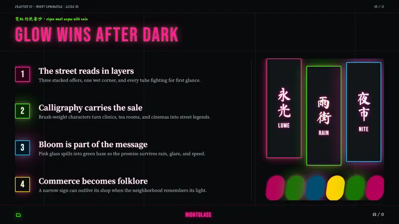 Hong Kong Neon Signboards — Slides · content
