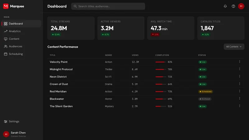 Netflix 2024 — Web · dashboard