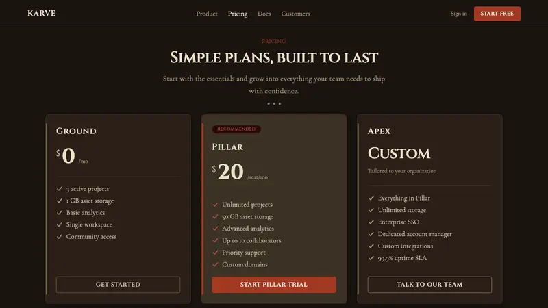 New Caledonia Kanak Totem — Web · pricing