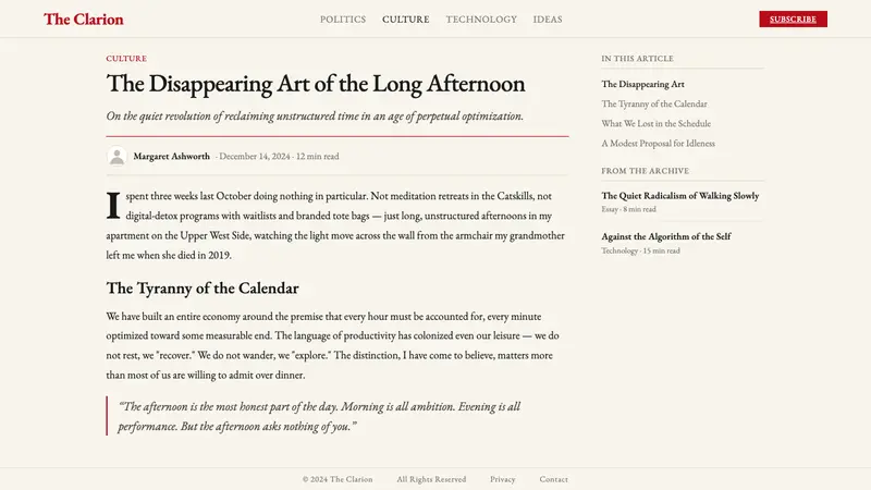 The New Yorker Classic — Web · article