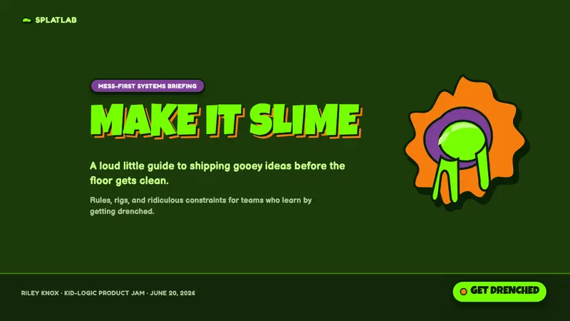 Nickelodeon Double Dare Slime — Slides · cover