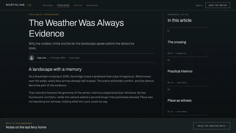 Nordic Noir Titles — Web · article