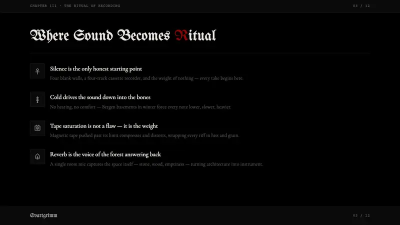 Norwegian Black Metal (1992) — Slides · content
