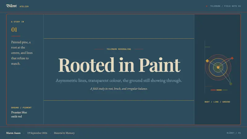 Telemark Rosemaling — Slides · cover