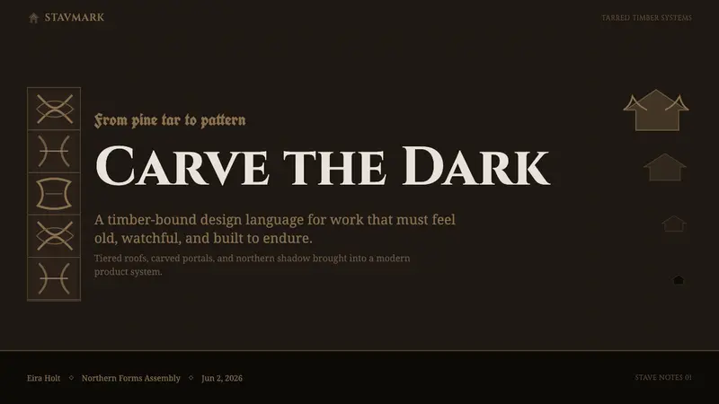 Norwegian Stave Church — Slides · cover