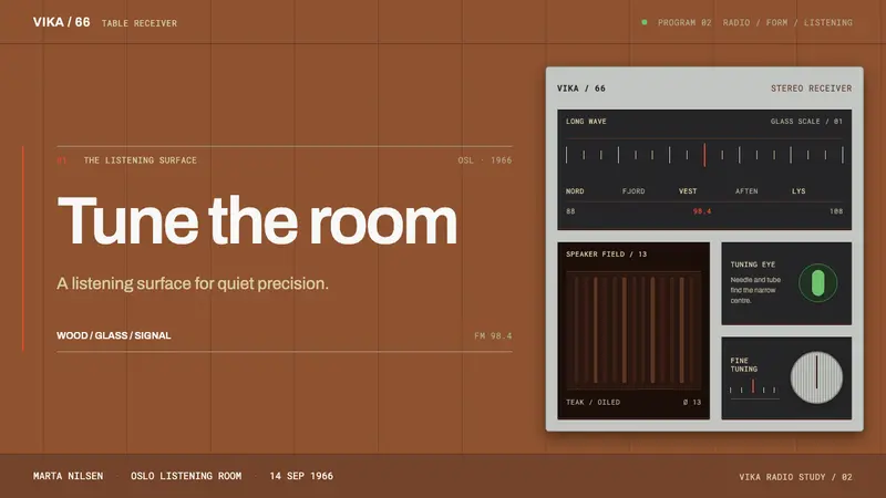 Tandberg Radio — Slides · cover