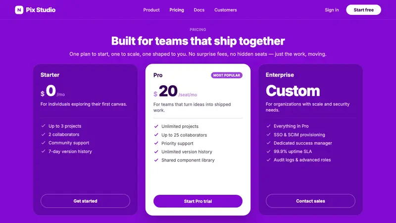 Nubank Purple — Web · pricing