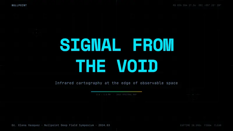 Deep Space Observatory — Slides · cover