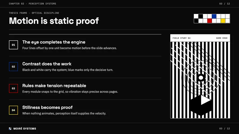 Op Art (Riley / Vasarely) — Slides · content
