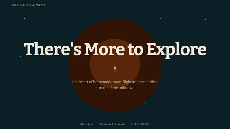 Outer Wilds — Slides · cover