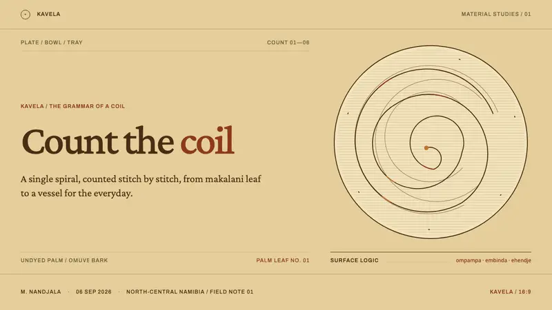 Ovambo Basketry — Slides · cover