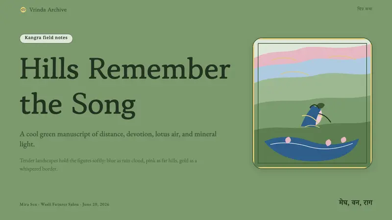 Pahari Kangra Painting — Slides · cover