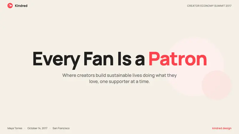 Patreon 2017 — Slides · cover