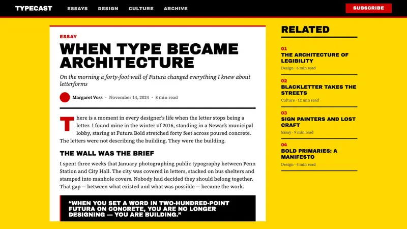 Paula Scher / Pentagram — Web · article