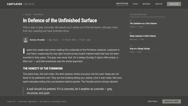 Brazilian Paulista Concrete — Web · article