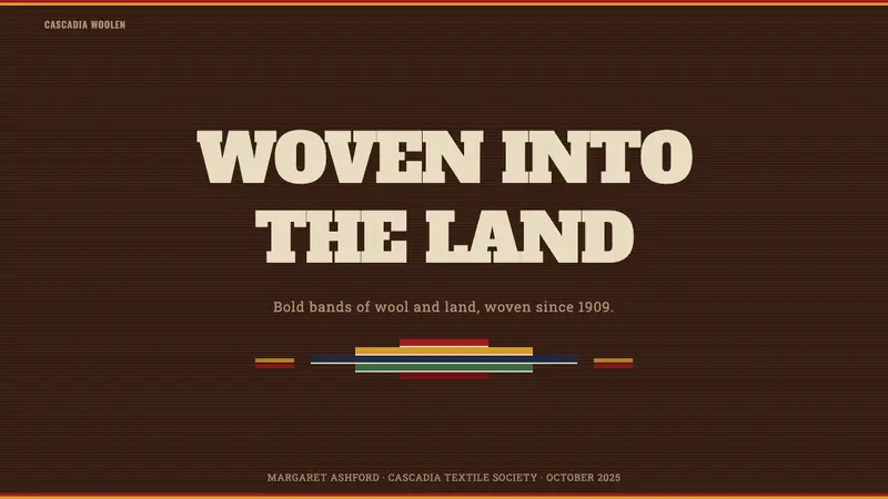Pendleton Wool Blanket — Slides · cover