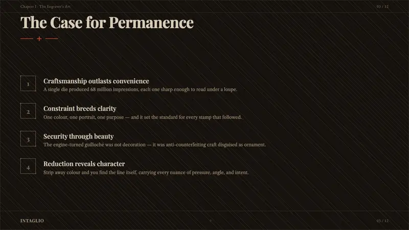 Penny Black Stamp — Slides · content