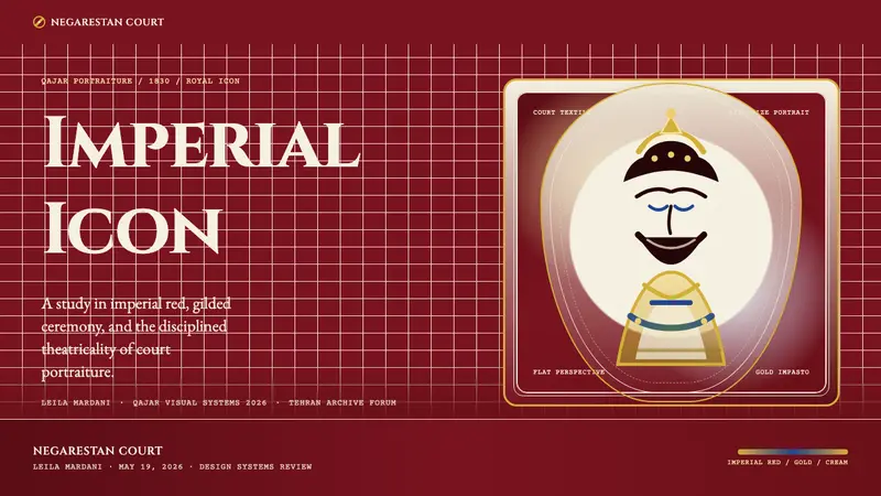 Persian Qajar Portrait (1830) — Slides · cover