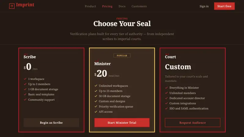 Phags-pa Seal Script — Web · pricing