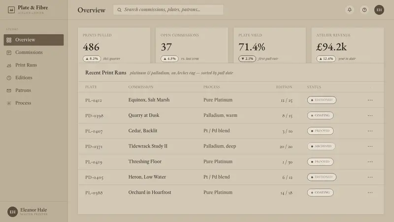 Platinum-Palladium Print — Web · dashboard