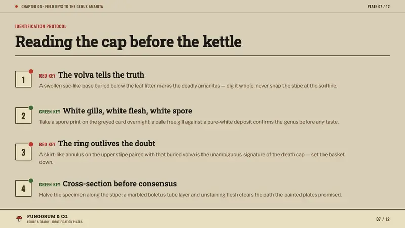 Poison Mushroom Color Chart — Slides · content