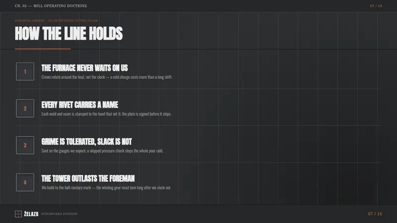 Silesian Steelworks Gray — Slides · content