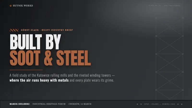 Silesian Steelworks Gray — Slides · cover