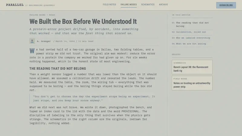 Primer (2004) — Web · article