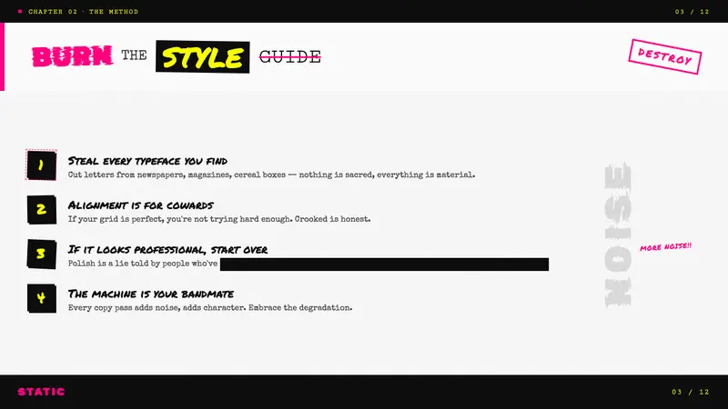 Punk Xerox 1977 — Slides · content