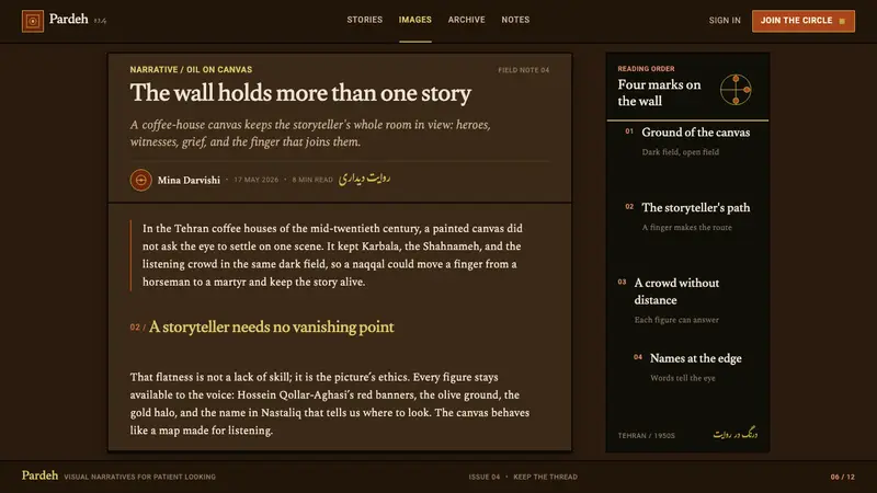 Coffee-House Painting — Web · article