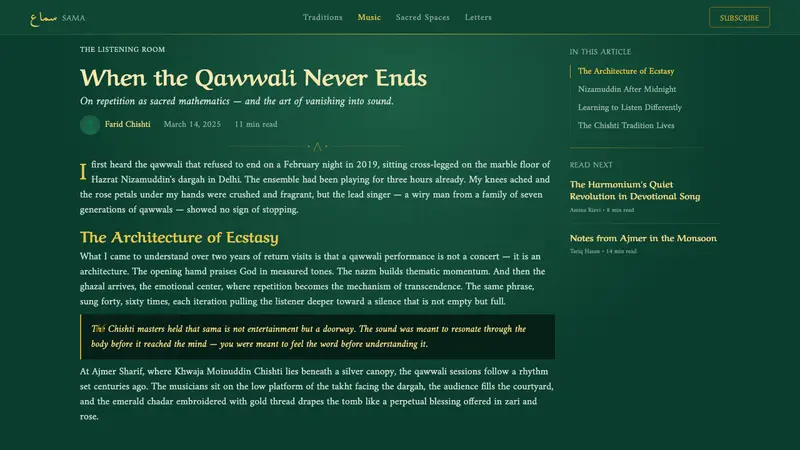 Qawwali Devotional — Web · article
