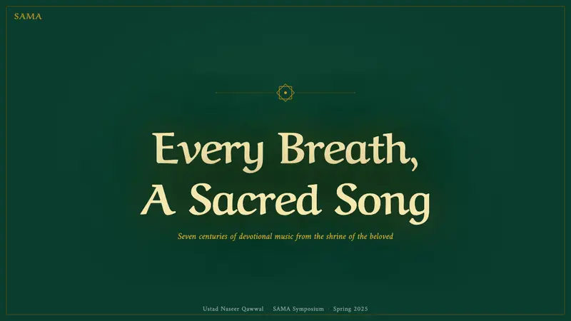 Qawwali Devotional — Slides · cover