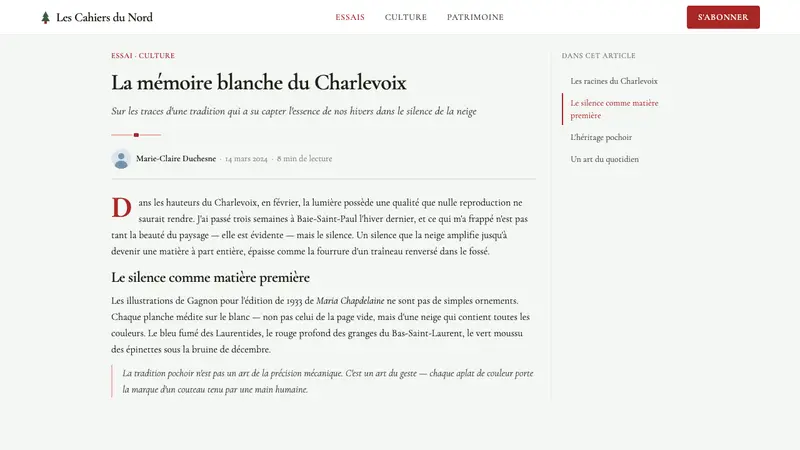 Quebec Clarence Gagnon Folk Naïf — Web · article