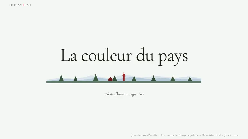 Quebec Clarence Gagnon Folk Naïf — Slides · cover