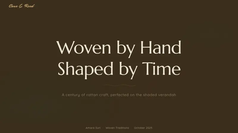 Rattan & Wicker — Slides · cover