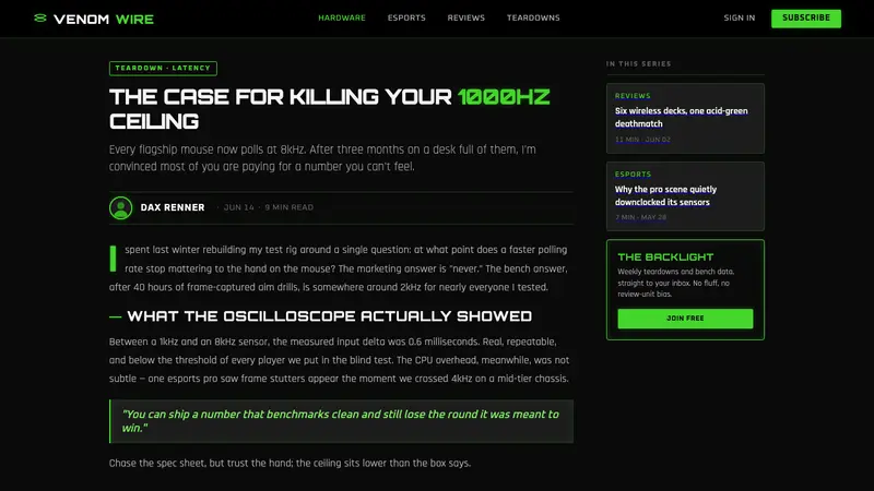 Razer Chroma Green — Web · article