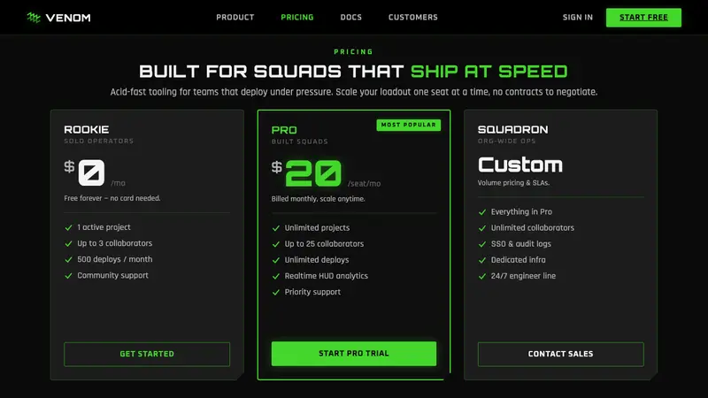 Razer Chroma Green — Web · pricing