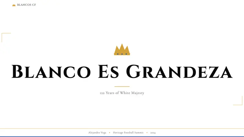 Real Madrid (Blanco) — Slides · cover