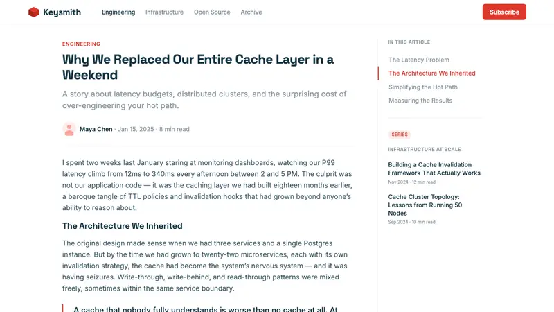Redis Cache Red — Web · article