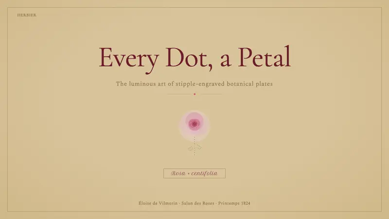 Redouté Botanical — Slides · cover